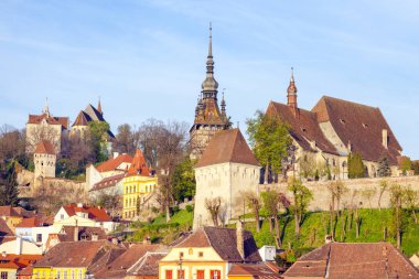 Sighisoara'nın eski mimarisi 