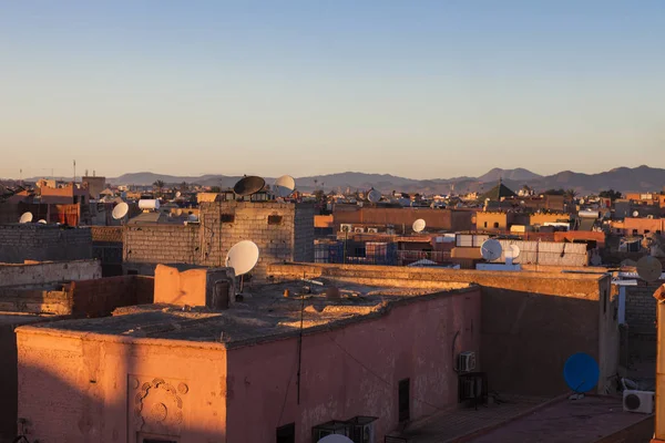 Aerial panorama of Marrakesh — Stock Photo, Image