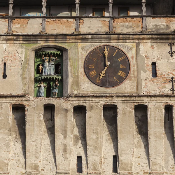 A Torre do Relógio em Sighisoara — Fotografia de Stock