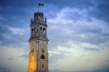 Clock tower in Oradea  clipart