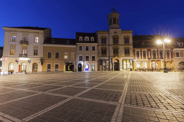 Kościół Wniebowzięcia NMP na placu Rady w Braszowie — Zdjęcie stockowe