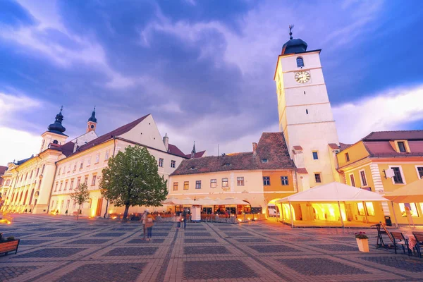 Ratsturm von Sibiu — Stockfoto