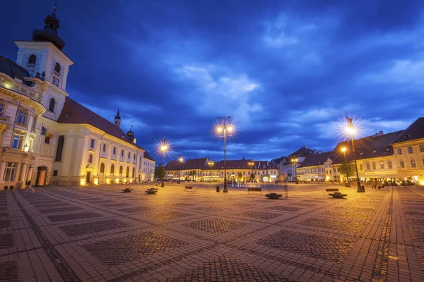 La Gran Plaza de Sibiu —  Fotos de Stock