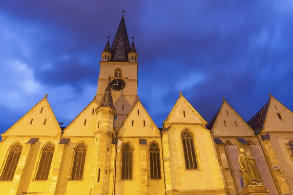 Ewangeliczne Katedra Najświętszej Maryi Panny w Sibiu — Zdjęcie stockowe