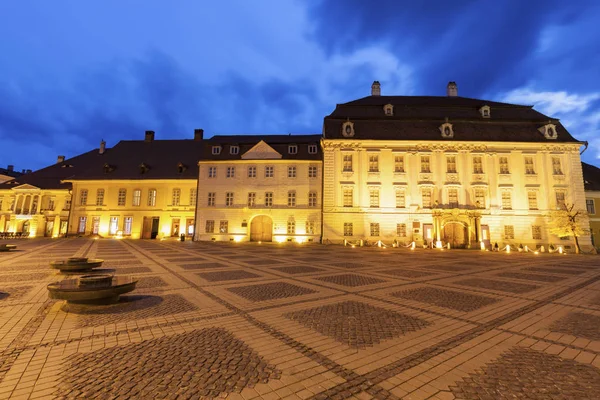 Wielki plac w Sybinie — Zdjęcie stockowe