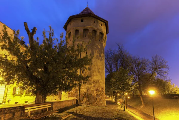 Tornet Harquebusier i Sibiu — Stockfoto