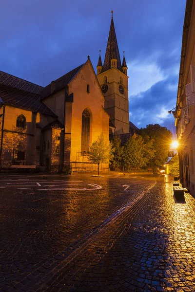 Ewangeliczne Katedra Najświętszej Maryi Panny w Sibiu — Zdjęcie stockowe