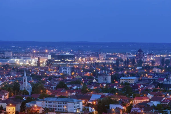 Panorama di Oradea alla sera — Foto Stock