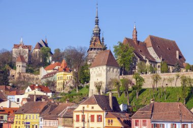 Sighisoara'nın eski mimarisi 