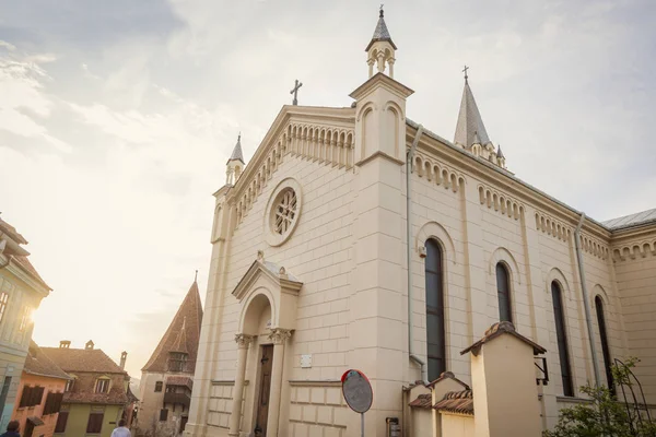 Heliga Trefaldighetskyrkan i Sighisoara — Stockfoto