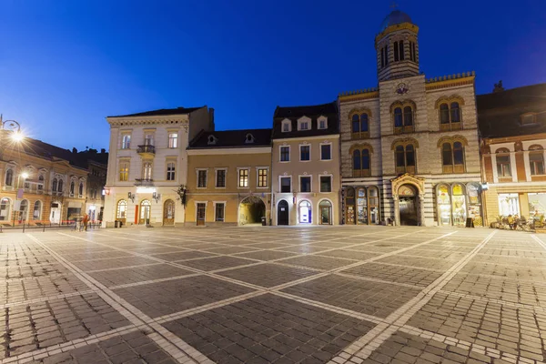 Kościół Wniebowzięcia NMP na placu Rady w Braszowie — Zdjęcie stockowe