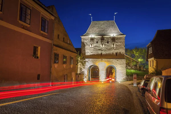 Taylor Gate Tower a Sighisoara — Foto Stock