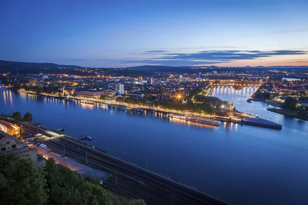 Panorama de Koblenz — Fotografia de Stock