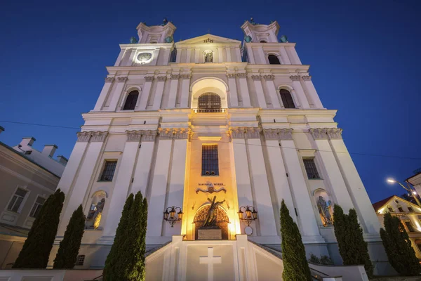 St. Francis Xavier kathedraal in Grodno — Stockfoto