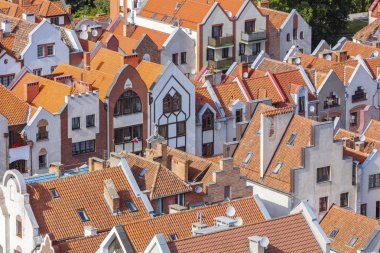 Elblag'ın havadan görünümü 