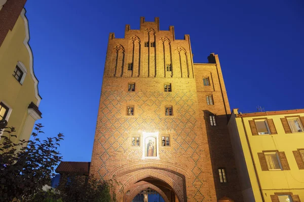 Övre porten i Olsztyn — Stockfoto