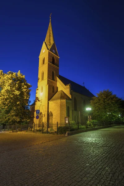 Chrystus kościół Zbawiciela w Olsztynie — Zdjęcie stockowe