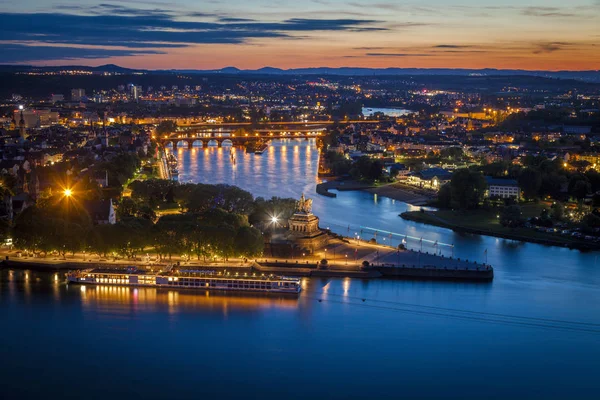 Panorama de Koblenz — Fotografia de Stock