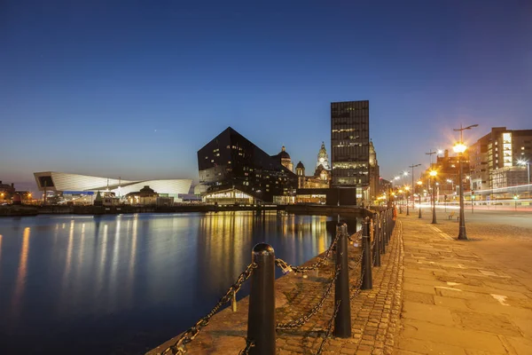 Canning Dock w mieście Liverpool — Zdjęcie stockowe