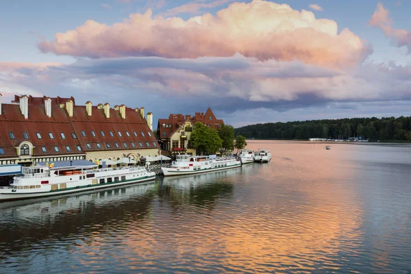 Panorama of Mikolajki — Stock Photo, Image