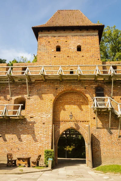 Walls around Basilica in Frombork — Stock Photo, Image