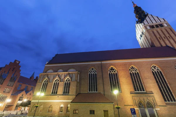 St. Nikolaus-Kathedrale in Elbing — Stockfoto