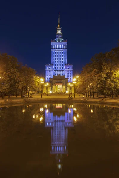 Kultúra és a tudomány, a Varsói palotája — Stock Fotó