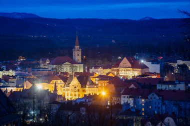 Walbrzych 'in mimarisi. Walbrzych, Lower Silesia, Polonya.