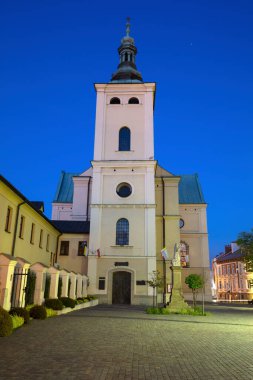 Rzeszow 'daki Kutsal Bakire Meryem' in Hükmü Bazilikası. Rzeszow, Podkarpacie, Polonya.