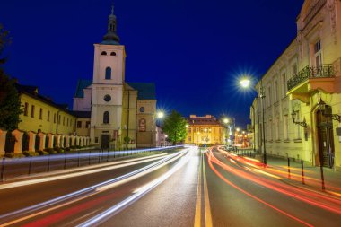 Rzeszow 'daki Kutsal Bakire Meryem' in Hükmü Bazilikası. Rzeszow, Podkarpacie, Polonya.