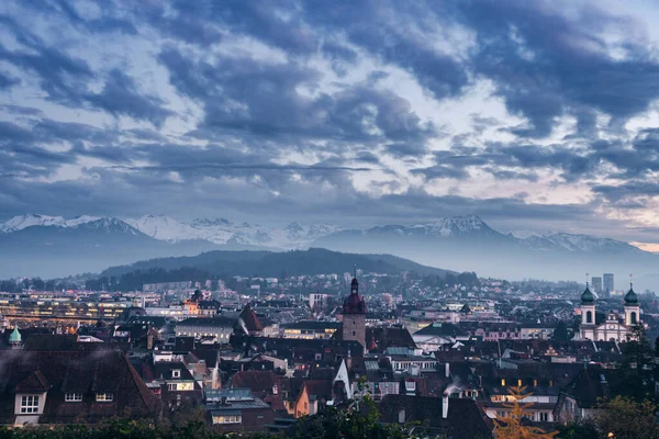Panorama Lucerna Lucerna Svizzera — Foto Stock