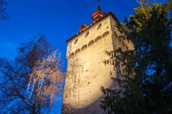 Torre Murallas Lucerna Lucerna Suiza —  Fotos de Stock