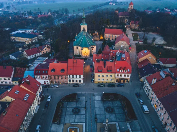 托塞克的全景 Opole Toszek — 图库照片