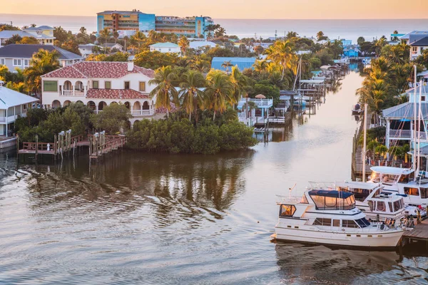 Παραλία Φορτ Μάιερς Την Αυγή Fort Myers Beach Φλόριντα Ηπα — Φωτογραφία Αρχείου