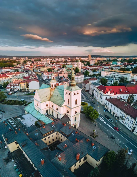 Basílica Asunción Santísima Virgen María Rzeszow Rzeszow Podkarpacie Polonia —  Fotos de Stock