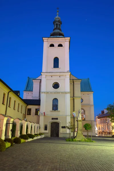 Basílica Assunção Bem Aventurada Virgem Maria Rzeszow Rzeszow Podkarpacie Polónia — Fotografia de Stock