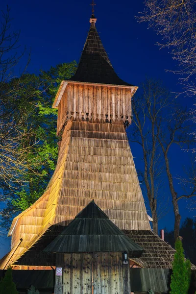 Деревянная Церковь Дебно Дебно Польша Польша — стоковое фото