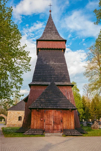 Église Bois Bialka Tatrzanska Bialka Tatrzanska Petite Pologne Pologne — Photo