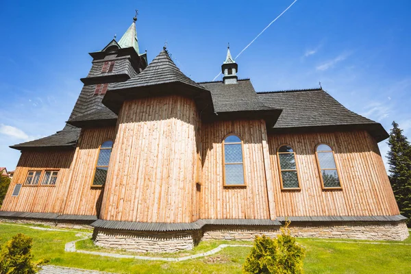 ザブの木造教会 ポーランド ポーランド — ストック写真