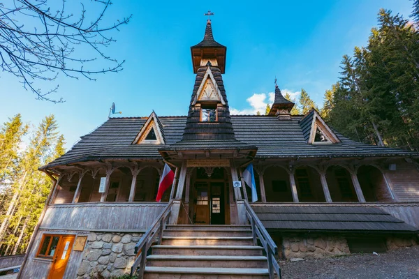 Mariaal Heiligdom Wiktorowki Tatra Mountains National Park Klein Polen Polen — Stockfoto