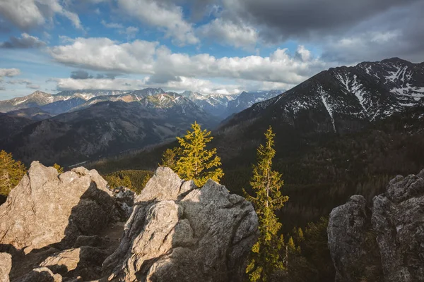 Tatrabergen Nationalpark Från Gesia Szyja Zakopane Mindre Polen Polen — Stockfoto