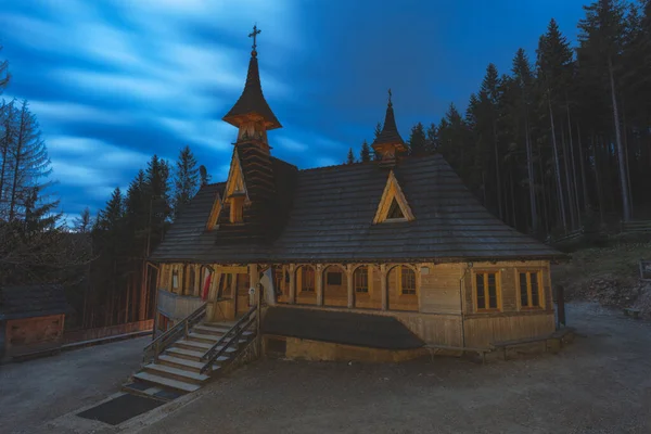 Mariaal Heiligdom Wiktorowki Tatra Mountains National Park Klein Polen Polen — Stockfoto