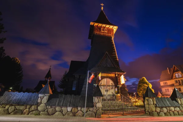 Деревянная Церковь Мурзасихле Мюррей Польша Польша — стоковое фото