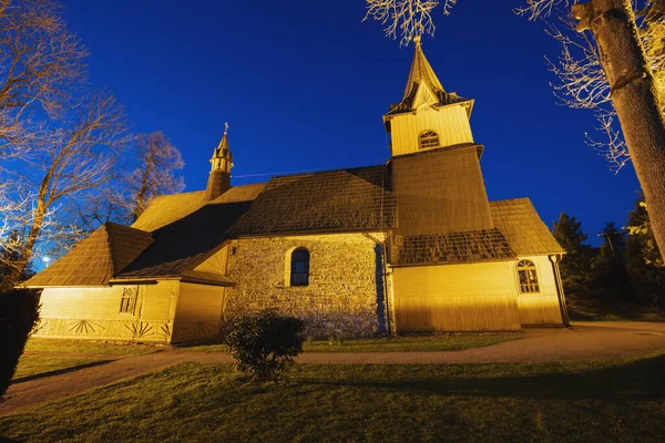 Kyrkan Bukowina Tatrzanska Bukowina Tatrzanska Mindre Polen Polen — Stockfoto