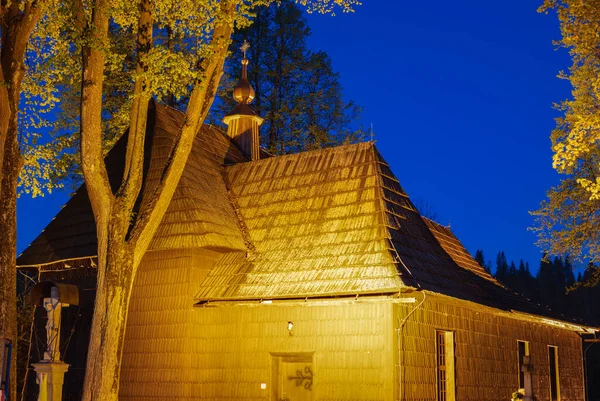 Jurgow的木制教堂 Jurgow Lesser Poland Poland — 图库照片