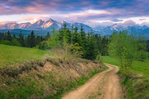 Panorama Belianske Tatra Zakopane Piccola Polonia Polonia — Foto Stock