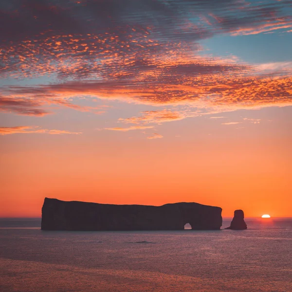 Rocher Perce Gaspesie Kanada Obrazek Stockowy