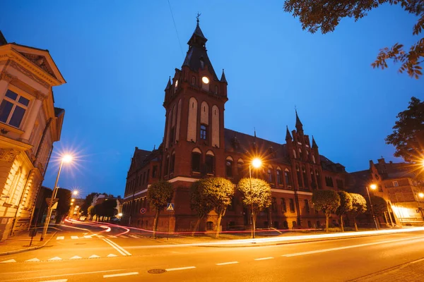 Lebork Stadshus Lebork Pommern Polen — Stockfoto