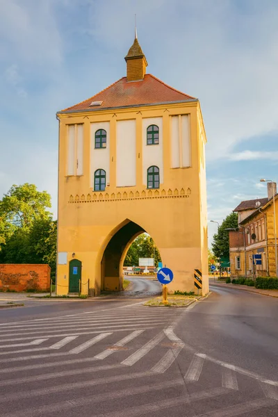 Brama Starego Miasta Gryficach Gryfice Pomorze Polska — Zdjęcie stockowe