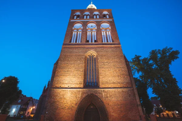 格里菲斯的教堂 波兰波美拉尼亚Gryfice — 图库照片